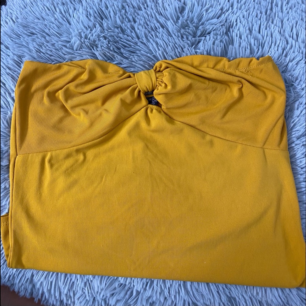 Mustard Yellow Bodysuit